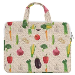 Vegetables Macbook Pro 16  Double Pocket Laptop Bag  by SychEva