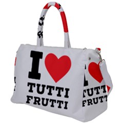 I Love Tutti Frutti Duffel Travel Bag by ilovewhateva