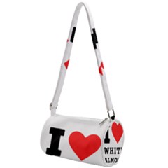 I Love White Almond Mini Cylinder Bag by ilovewhateva