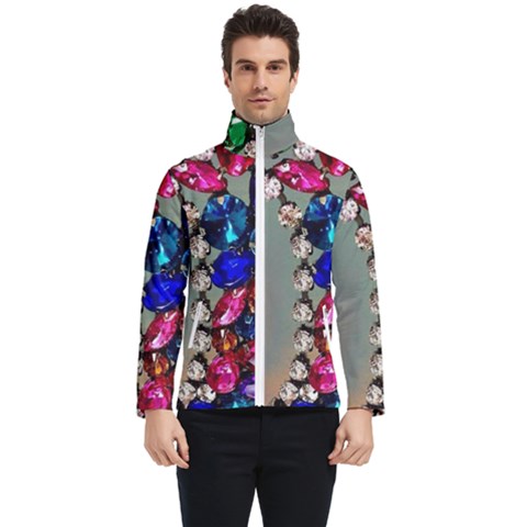 Colorful Diamonds Men s Bomber Jacket by Sparkle