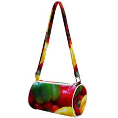 Colorful Capsicum Mini Cylinder Bag by Sparkle