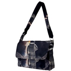 Astronaut Space Walk Full Print Messenger Bag (s) by danenraven