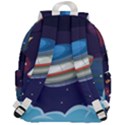 Ufo-alien-spaceship-galaxy Top Flap Backpack View3