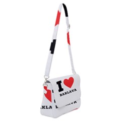 I Love Baklava Shoulder Bag With Back Zipper by ilovewhateva