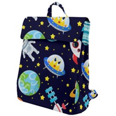 Space-seamless-pattern   - Flap Top Backpack by Salman4z