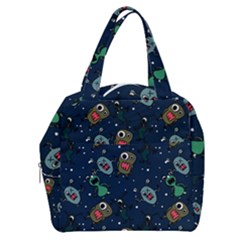 Monster-alien-pattern-seamless-background Boxy Hand Bag by Salman4z