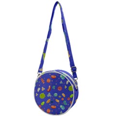 Virus-seamless-pattern Crossbody Circle Bag by Salman4z