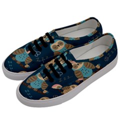 Seamless-pattern-owls-dreaming Men s Classic Low Top Sneakers by Salman4z