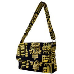 American-golden-ancient-totems Full Print Messenger Bag (s) by Salman4z