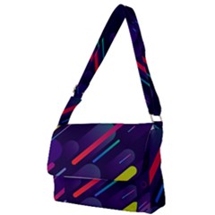 Colorful-abstract-background Full Print Messenger Bag (s) by Salman4z