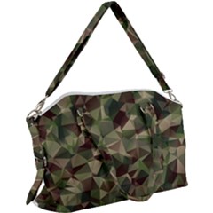 Abstract-vector-military-camouflage-background Canvas Crossbody Bag by Salman4z