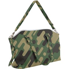 Camouflage-pattern-background Canvas Crossbody Bag by Salman4z