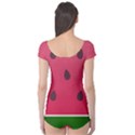 Watermelon Fruit Summer Red Fresh Food Healthy Boyleg Leotard  View2