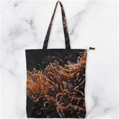 Sea Anemone Coral Underwater Ocean Sea Water Double Zip Up Tote Bag by pakminggu