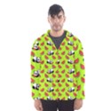 Watermelon Panda Background Wallpaper Men s Hooded Windbreaker View1