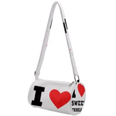 I Love Sweet Threats  Mini Cylinder Bag by ilovewhateva