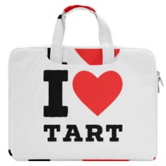 I Love Tart Macbook Pro 16  Double Pocket Laptop Bag  by ilovewhateva