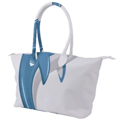 Blue Dolphin Canvas Shoulder Bag by pakminggu