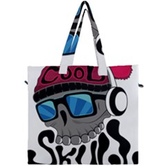 Cool Skull Canvas Travel Bag by pakminggu