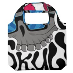 Cool Skull Premium Foldable Grocery Recycle Bag by pakminggu