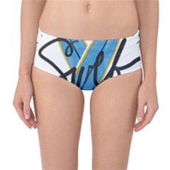 Wave Surfing Surfboard Surfing Mid-waist Bikini Bottoms by pakminggu