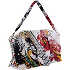 Electric Guitar Canvas Crossbody Bag by pakminggu