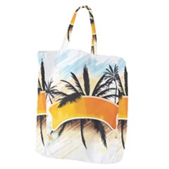 Hawaii Beach Summer Giant Grocery Tote by pakminggu