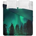 Aurora Northern Lights Phenomenon Atmosphere Sky Duvet Cover Double Side (California King Size) View1