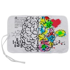 Brain Left Logic Language Science Pen Storage Case (l) by pakminggu