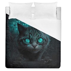 Angry Cat Fantasy Duvet Cover (queen Size) by pakminggu