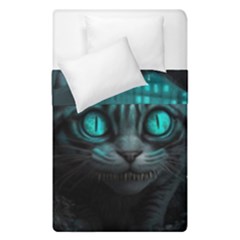 Angry Cat Fantasy Duvet Cover Double Side (single Size) by pakminggu