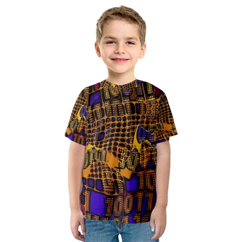 Binary Code Transformation Kids  Sport Mesh Tee by pakminggu