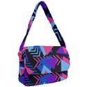 Memphis Pattern Geometric Abstract Courier Bag View1