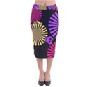 Seamless Halloween Day Of The Dead Velvet Midi Pencil Skirt View1