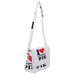 I Love Cherry Pie Shoulder Bag With Back Zipper by ilovewhateva