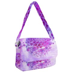 Dahlia Blossom Bloom Dahlias Fall Courier Bag by danenraven