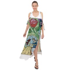 Beauty Stained Glass Maxi Chiffon Cover Up Dress by Mog4mog4