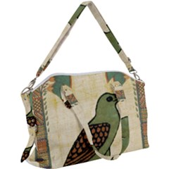 Egyptian Paper Papyrus Bird Canvas Crossbody Bag by Mog4mog4