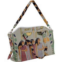 Egyptian Paper Women Child Owl Canvas Crossbody Bag by Mog4mog4