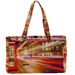 Telephone Booth Red London England Canvas Work Bag by Mog4mog4