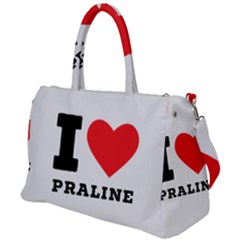 I Love Praline  Duffel Travel Bag by ilovewhateva