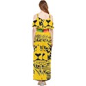 Lion Head Africa Rasta Draped Sleeveless Chiffon Jumpsuit View2