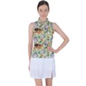 My Neighbor Totoro Pattern Women s Sleeveless Polo Tee View1