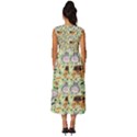 My Neighbor Totoro Pattern Sleeveless Round Neck Midi Dress View4