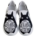 My Neighbor Totoro Black And White Women s Lightweight Slip Ons View1