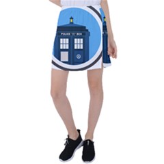 Doctor Who Tardis Tennis Skirt by Mog4mog4