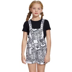 Bad Wolf Tardis Art Drawing Doctor Who Kids  Short Overalls by Mog4mog4