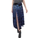 Doctor Who Tardis Velour Split Maxi Skirt View1