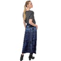 Doctor Who Tardis Velour Split Maxi Skirt View2