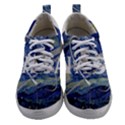 Vincent Van Gogh Starry Night Art Painting Planet Galaxy Women Athletic Shoes View1